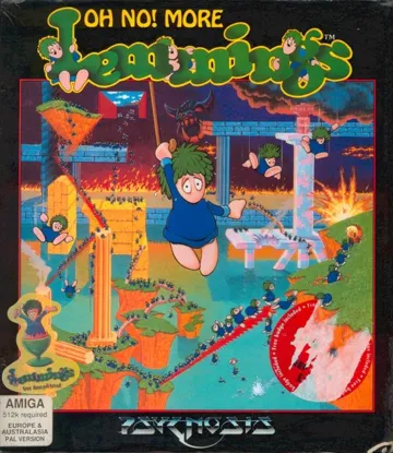 Oh No! More Lemmings box cover front